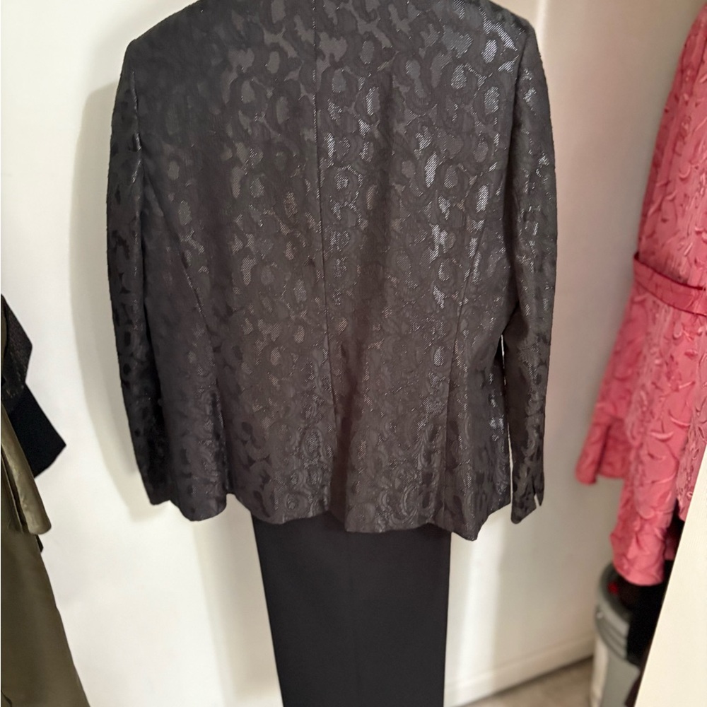 Kasper Black Contemporary Blazer Suit Jacket